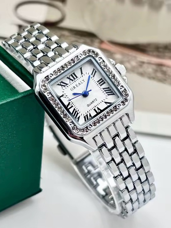 Greats Accessories - Panthere watch Greats Women's Silver Watch with Blue Accents